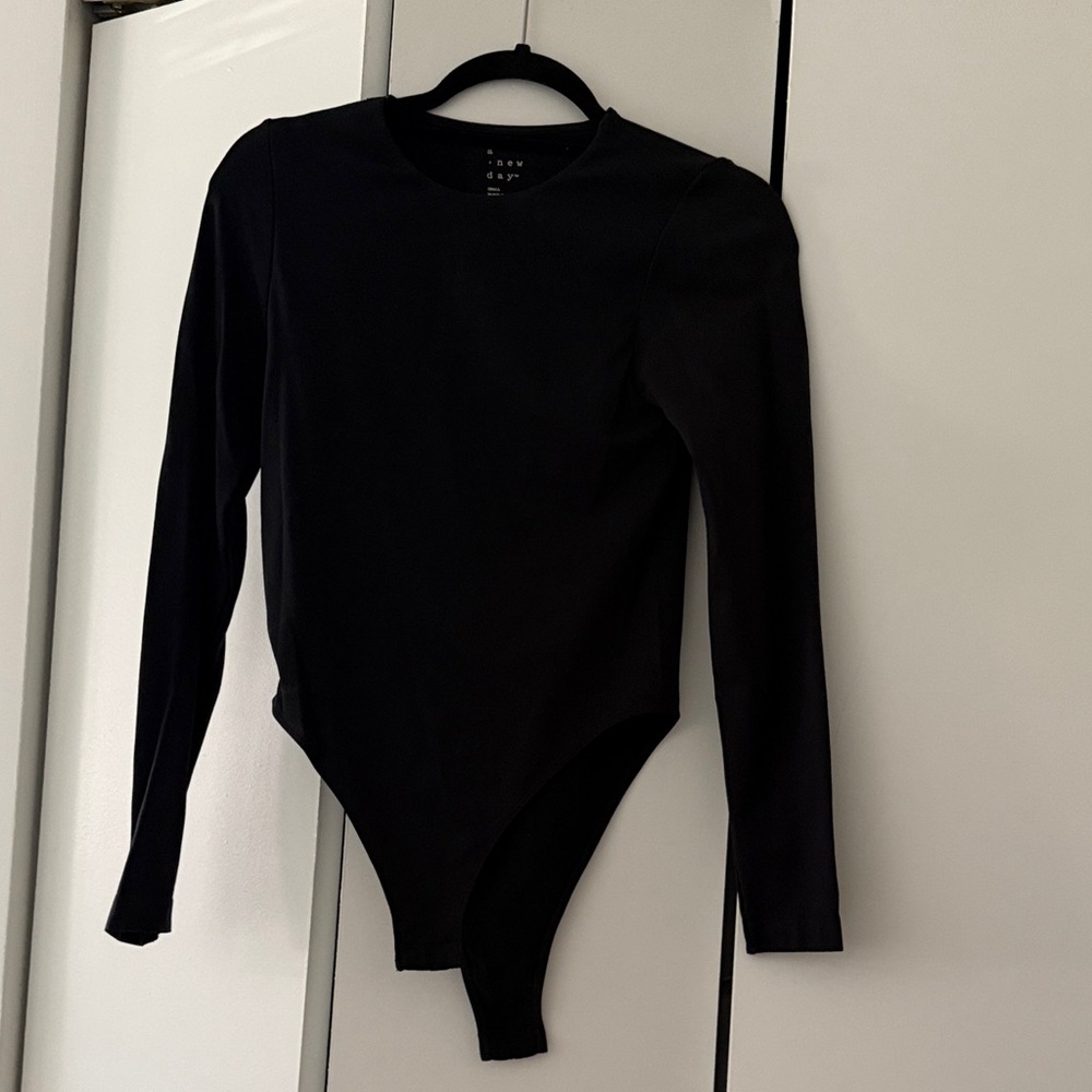 a new day Black Long Sleeve Bodysuit